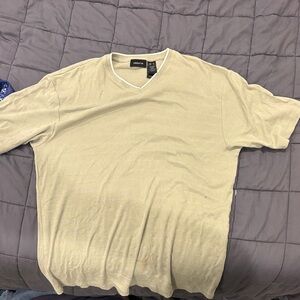 Claiborne Beige V-Neck Sweater